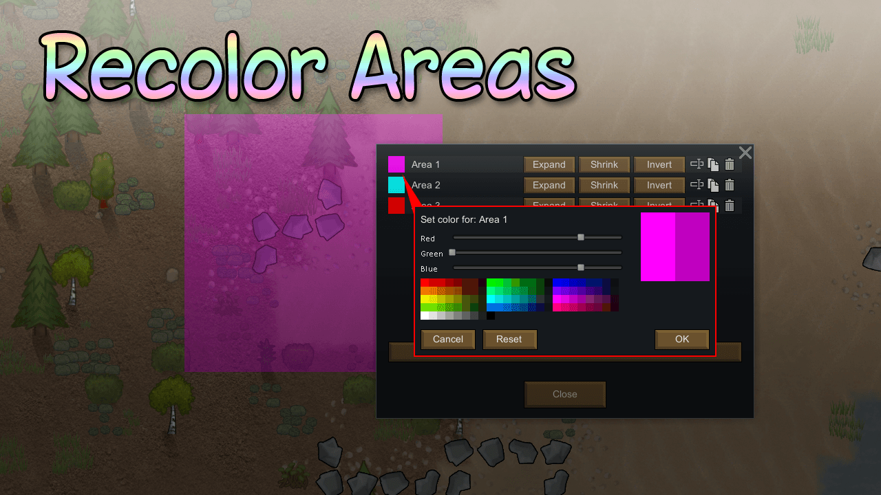 Recolor Areas