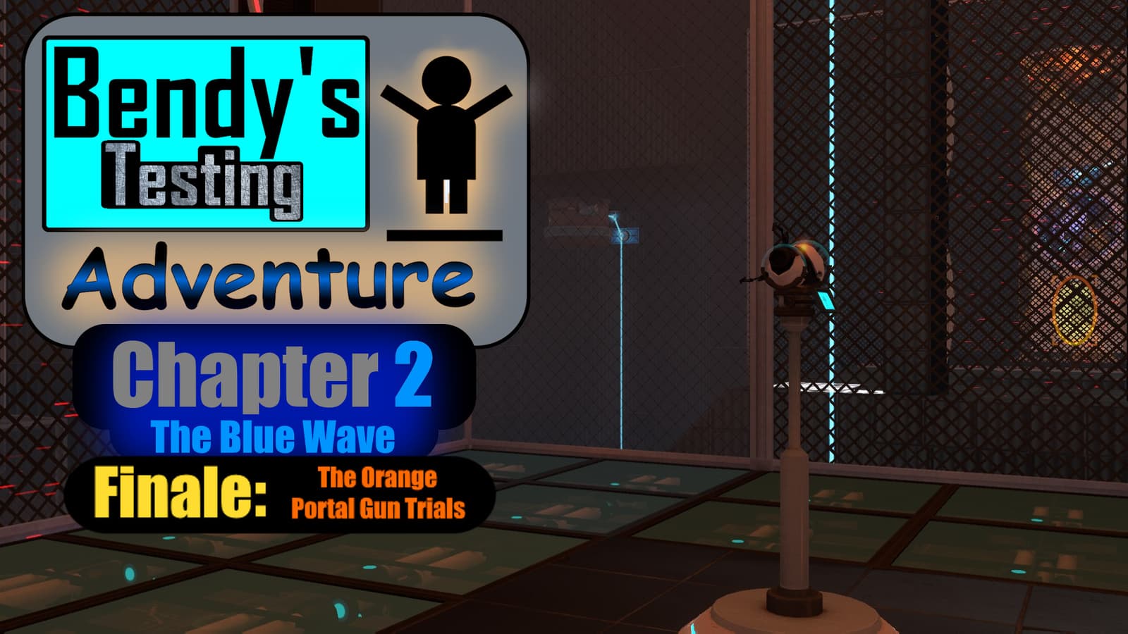 Bendy's Testing Adventure Chapter 2 FINALE (The Orange Portal Gun Trials)