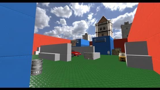 1v1 Aim Map - Around Red Car