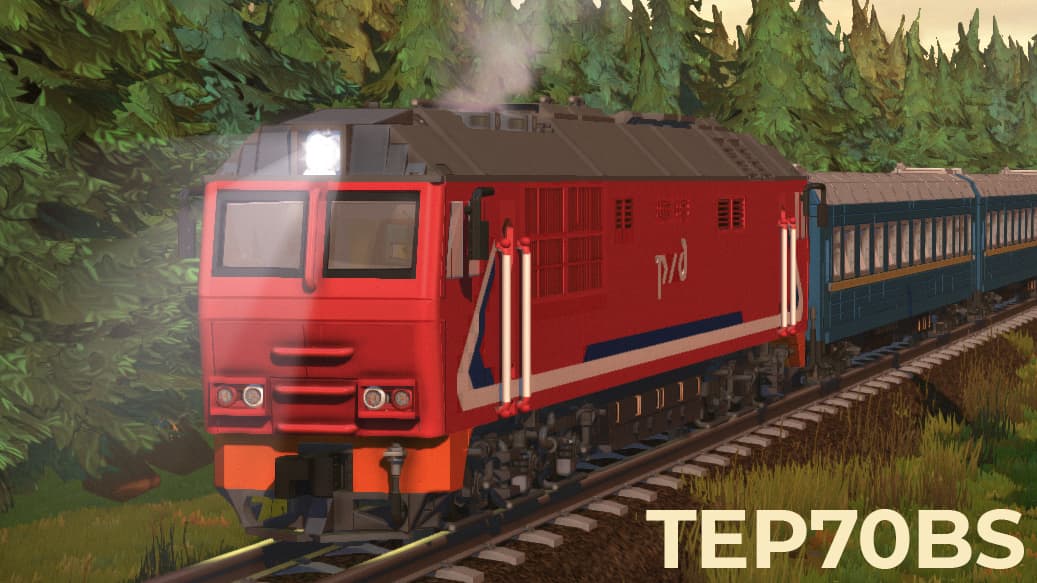 TEP70BS 7u | No mods RZD