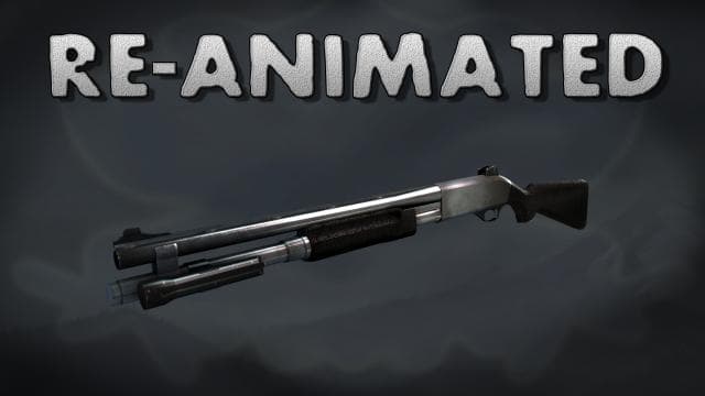 Chrome Shotgun First Person Animations Remade