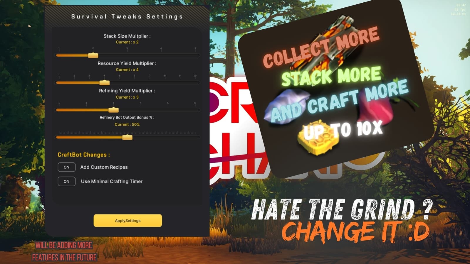 Survival Tweaks 2 - Customizable GM (OUTDATED)