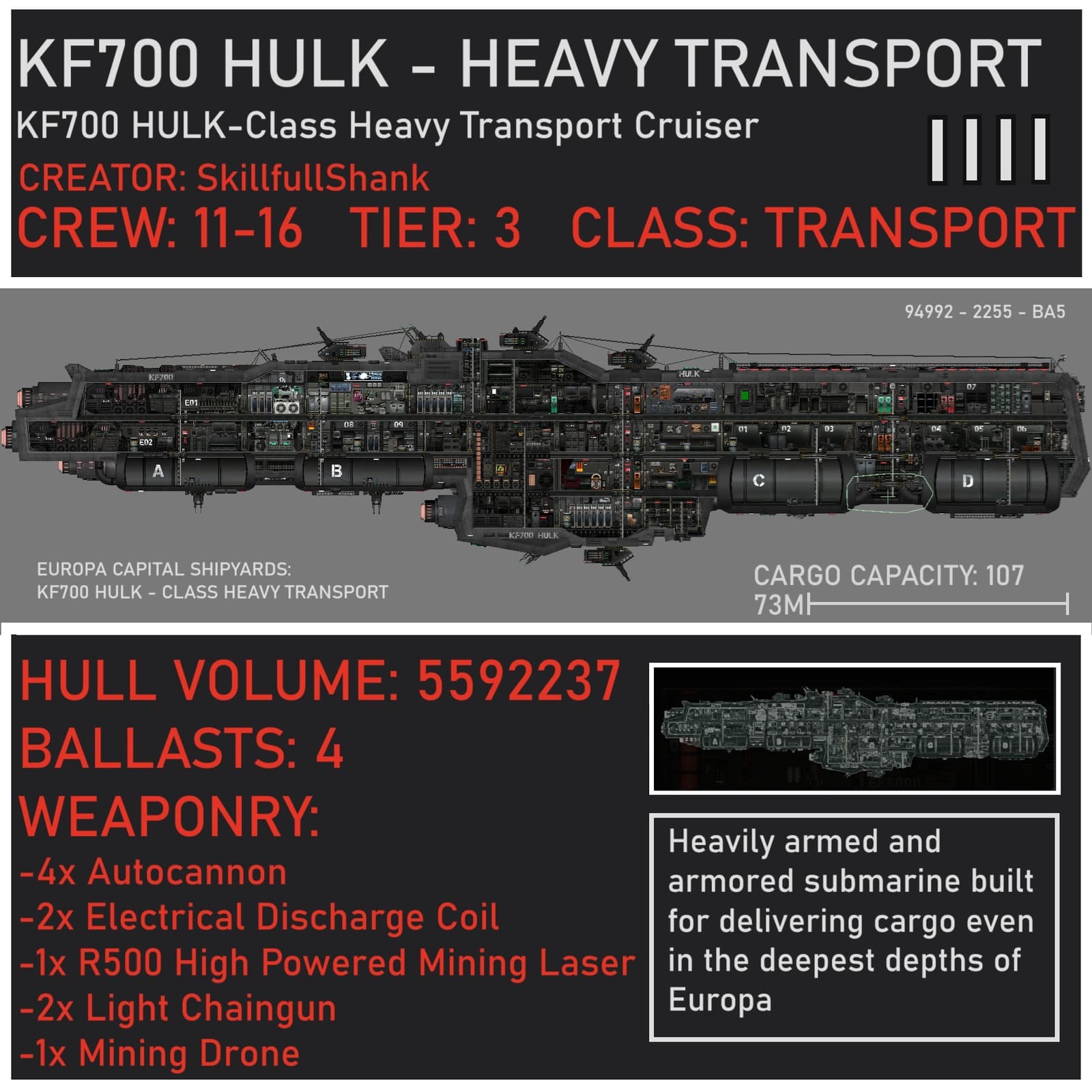 KF700 HULK - Heavy Transport