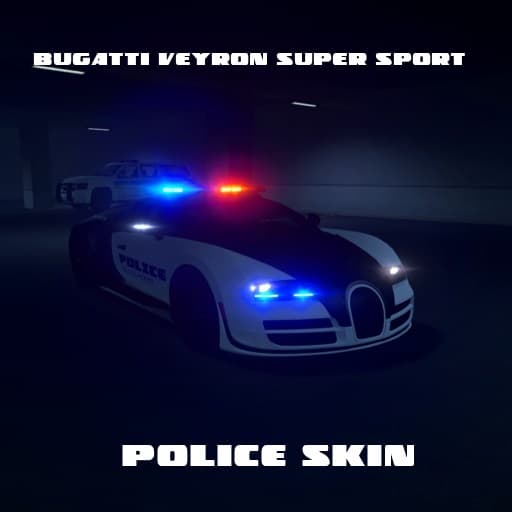 Bugatti Veyron Super Sport Police Skin