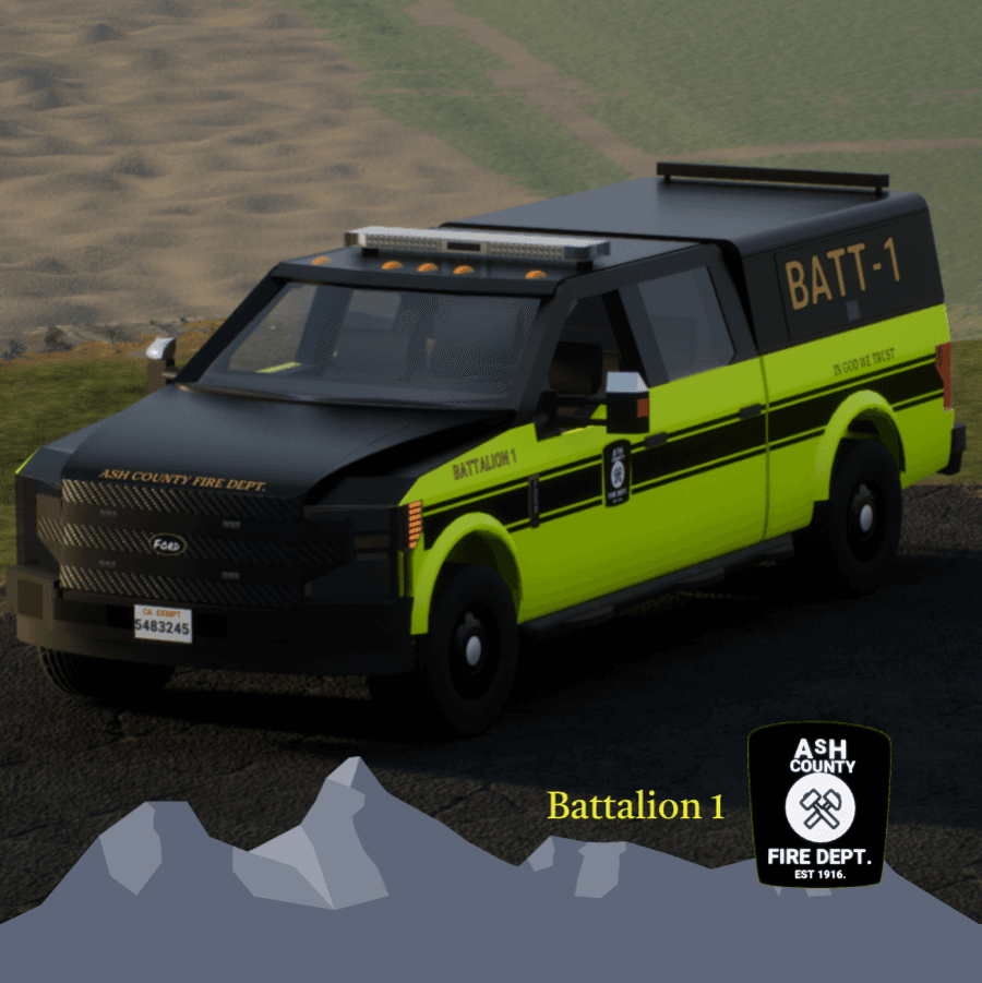 Ford F-250 | Ash County Fire Dept. | Battalion 1 |