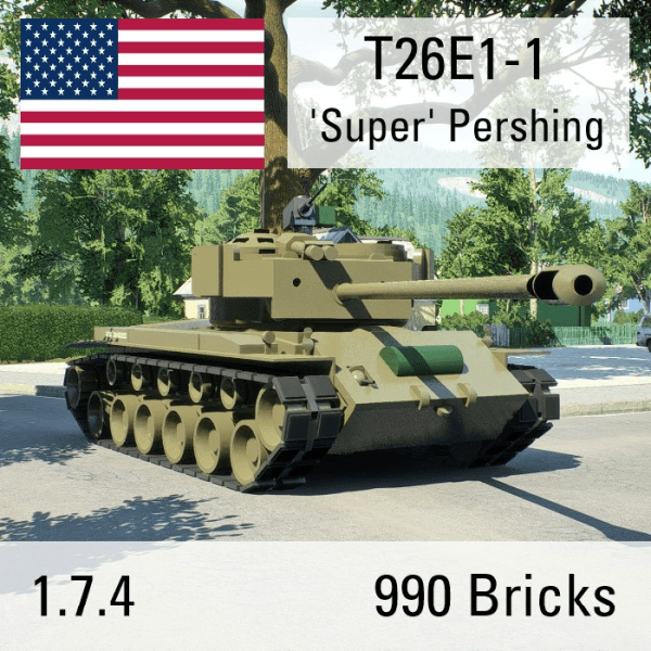 T26E1-1 "Super" Pershing