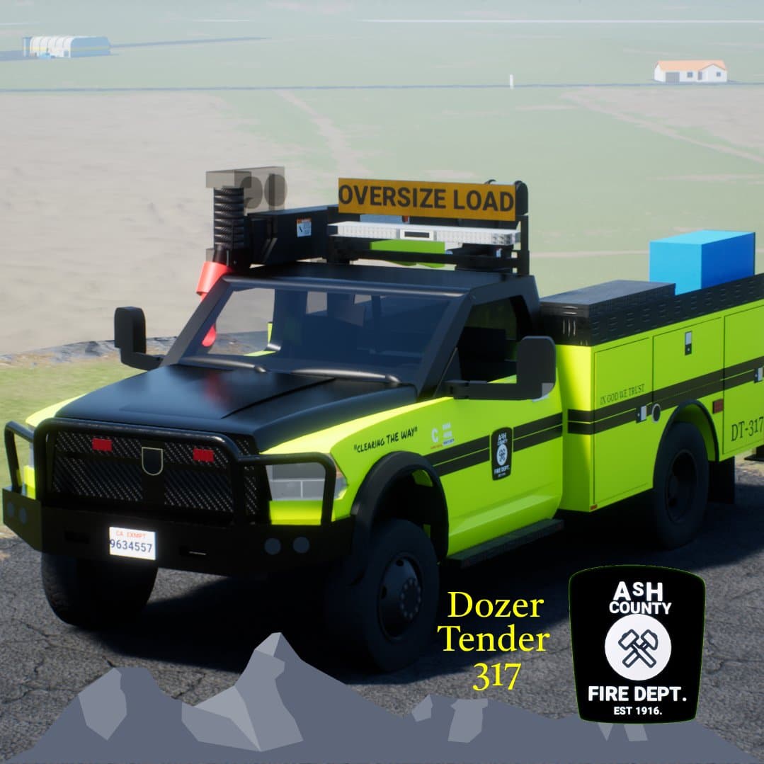 RAM 4500 | Ash County Fleet Service. | Dozer Tender 317 | "Clearing the way"