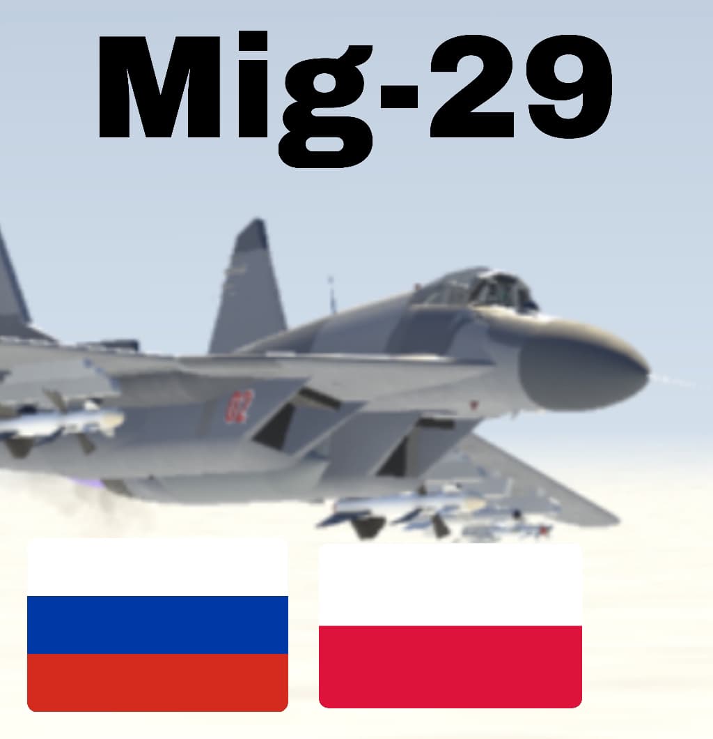 MiG-29 POLAND AIR FORCE  (COMBAT ADVANCED MOD)