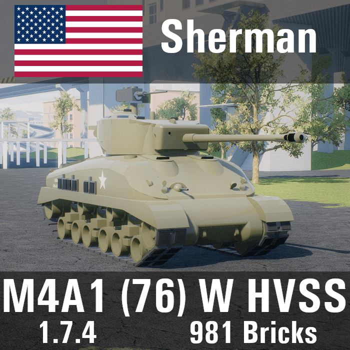 M4A1 (76) W HVSS Sherman
