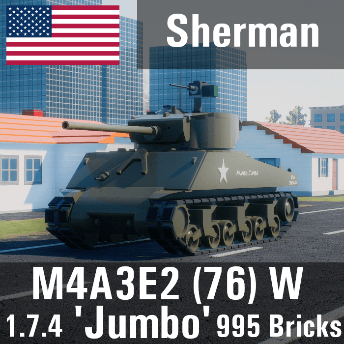 M4A3E2 (76) W "Jumbo" Sherman