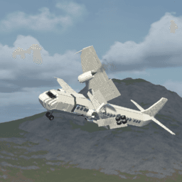 Softbody AIR LINER DC-8 With Breakup