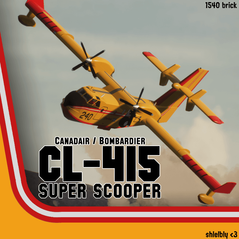 Canadair/Bombardier CL-415 'SuperScooper' firefighing plane