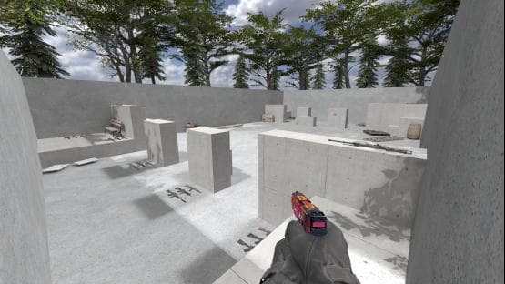 1v1/2v2 Aim map