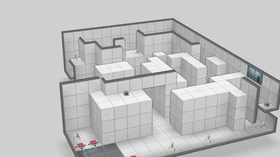 Short turret maze