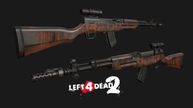 COD:MW SKS Wooden Black