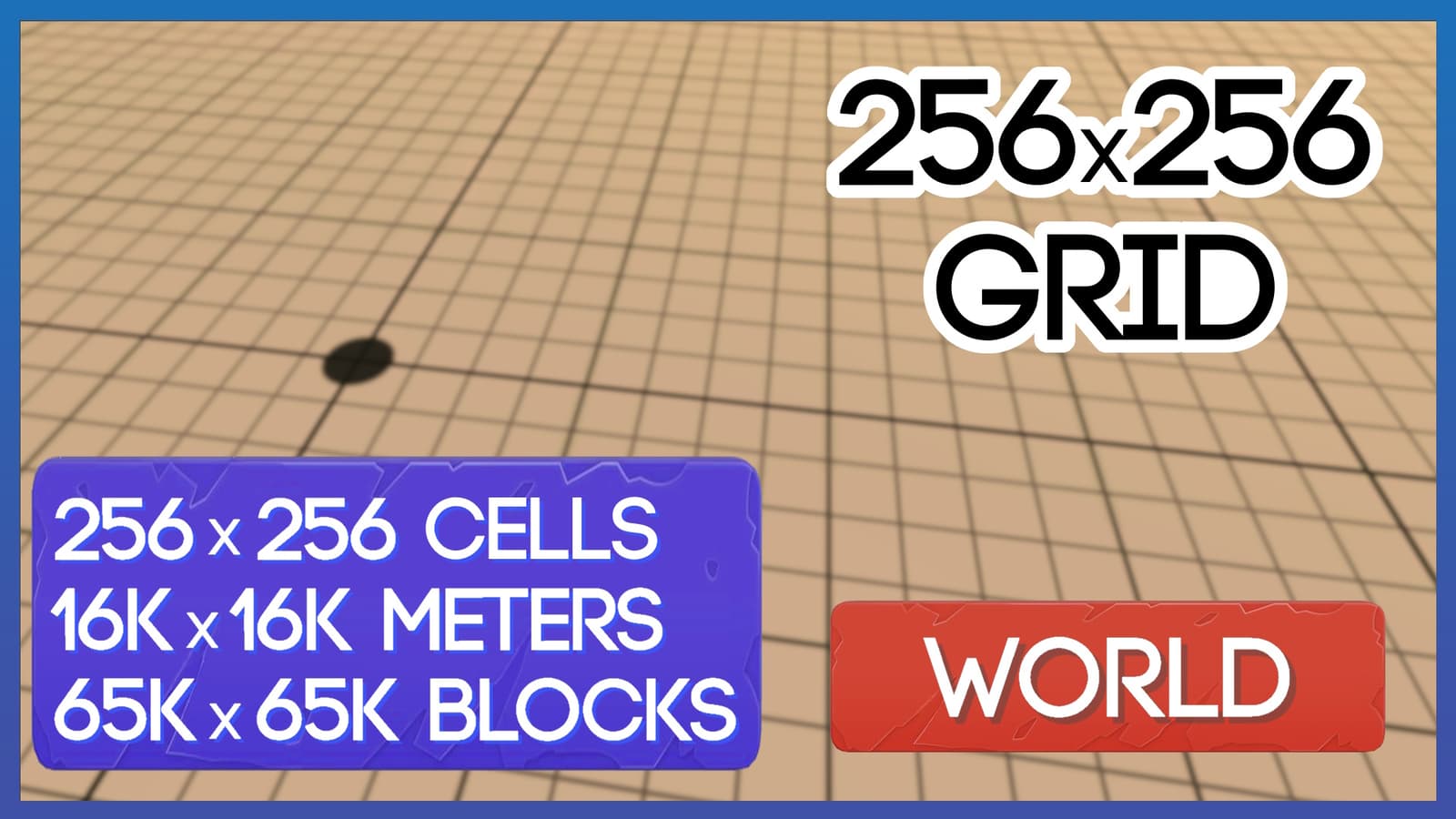 256x256 Grid World