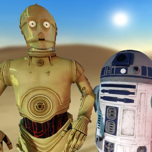 STAR WARS R2-D2 and C-3PO Playermodels