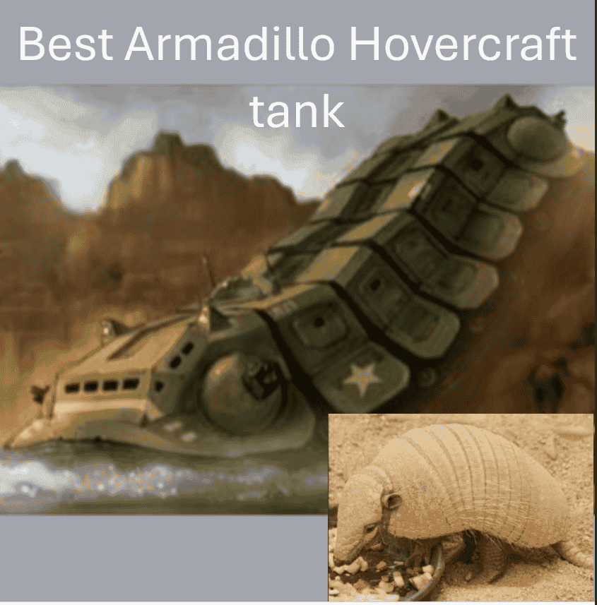 Best Karmadillo hovercraft tank + interior