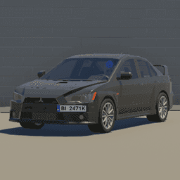 Mitsubishi Lancer Evo X Nieoznakowany radiowoz / Polska Policja