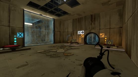 A Destroyed 2 Cubes, One Exit...
