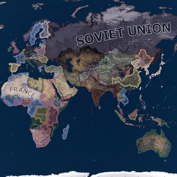 1/4 World Map Updated 1.16