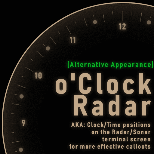 oClockRadar / Sonar (AnalogClock)