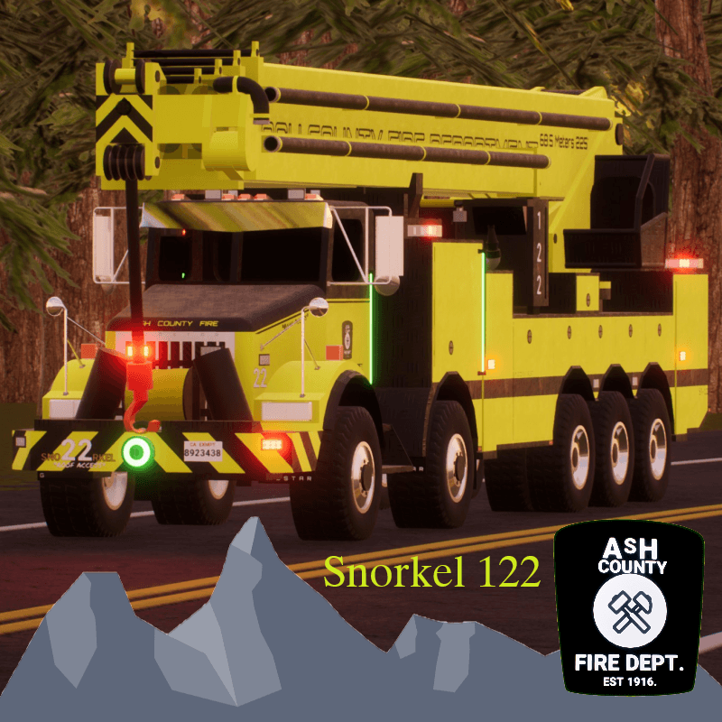 Geostar G5000F | Ash County Fire Dept. | Snorkel 122 | "Roof Access"
