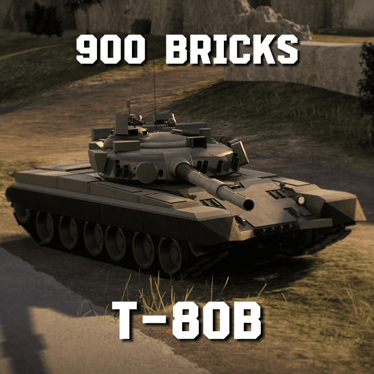 T-80B | Т-80Б 900 BRICKS