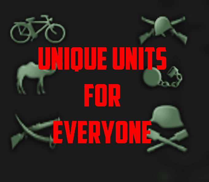 Unique Units For Everyone