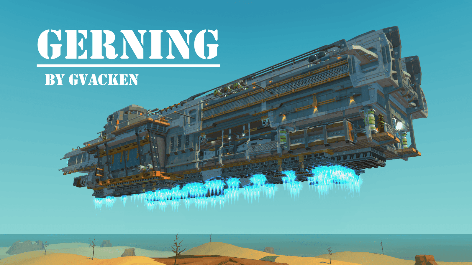 Giant Flying Ship - The Gerning (no mods)