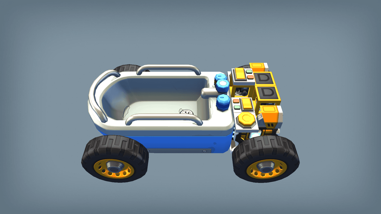 Bathtub on wheels