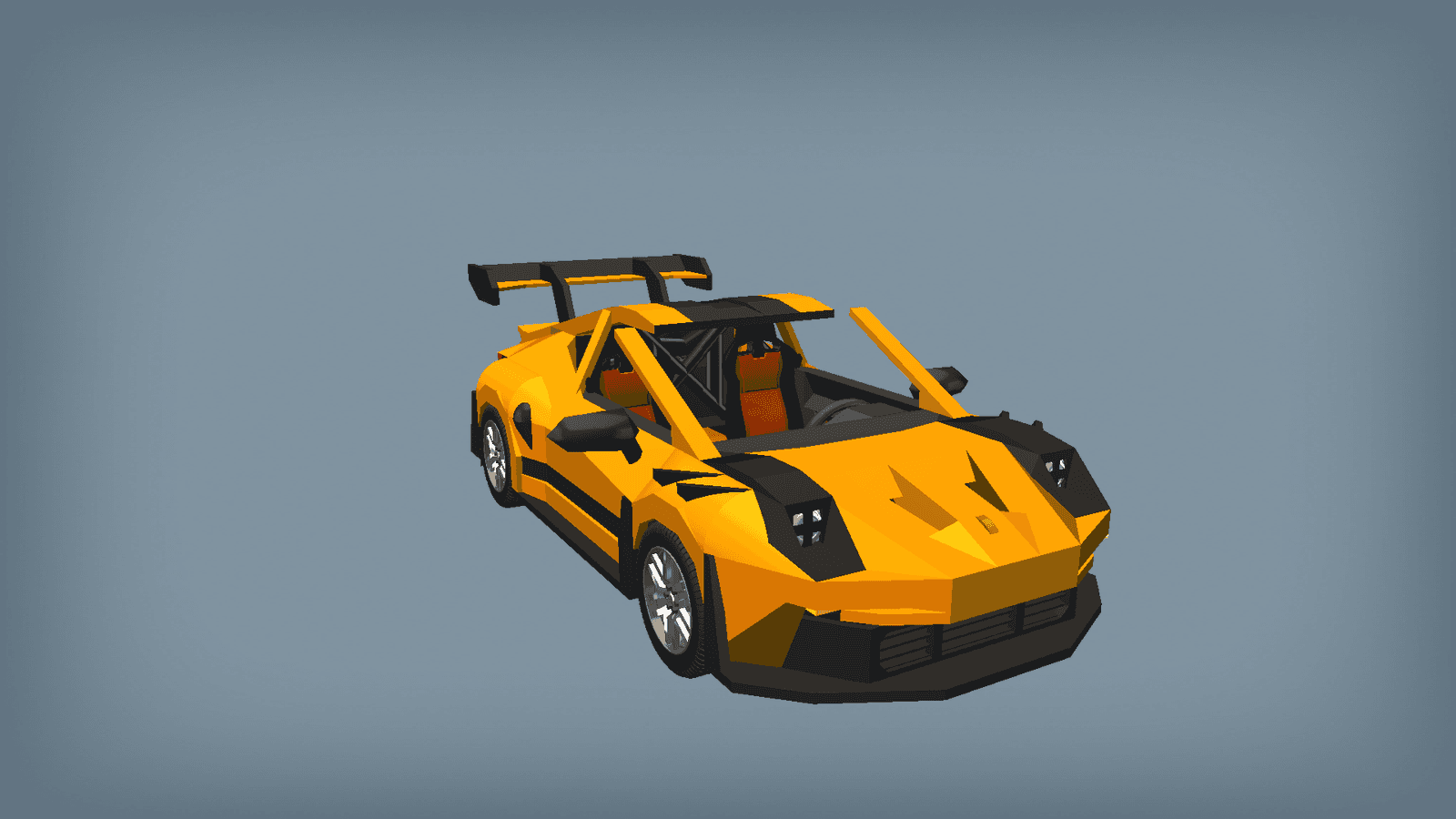 Porshe GTR 3 RS Orange