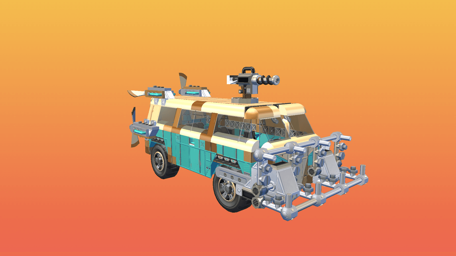 Hippie Bus (Full Upgrade) | EtD 1