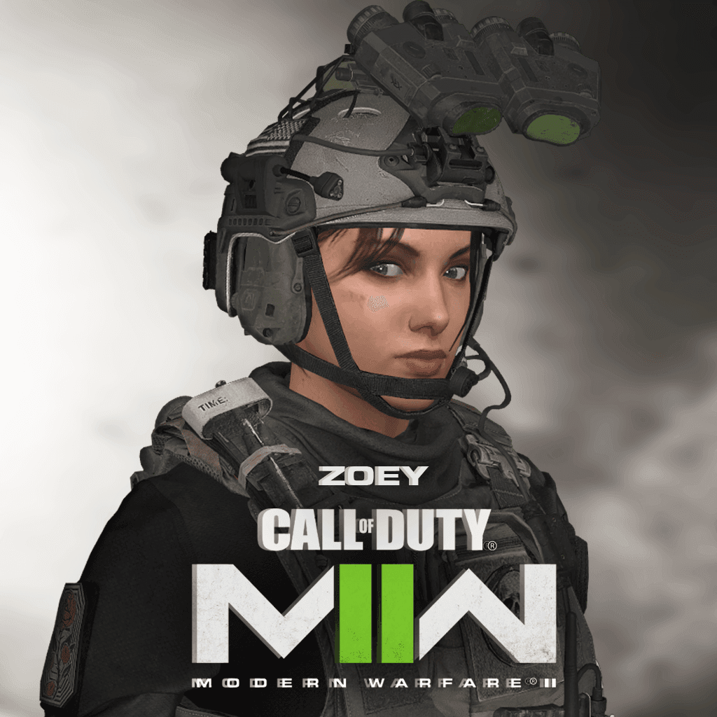 COD MW22 Zoey Blackout