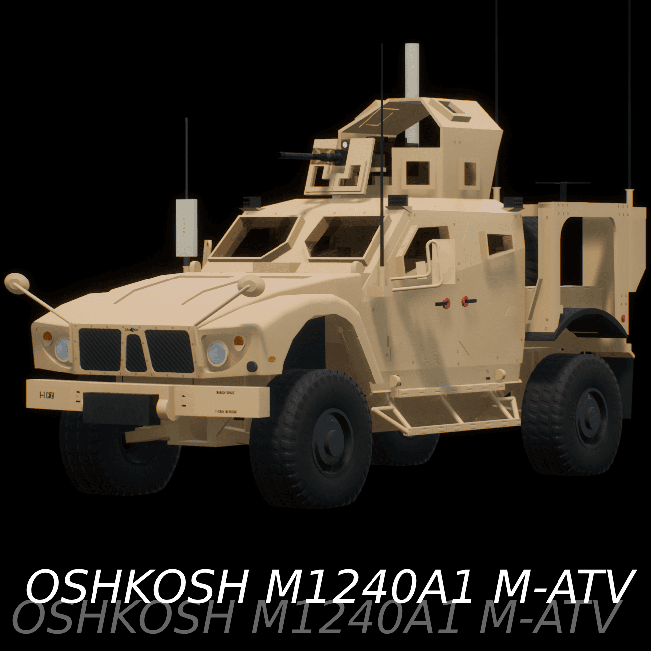 OSHKOSH M1240A1 M-ATV beige tan