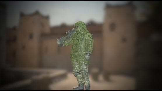 Ghillie suit player model