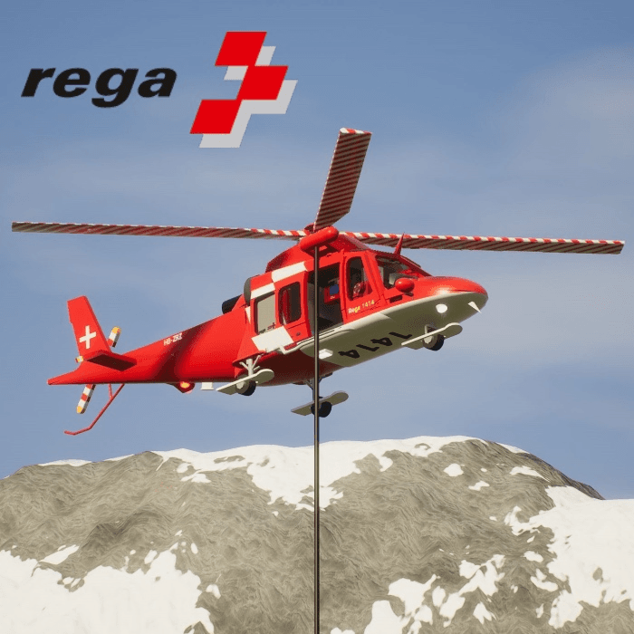 [New] Rescue Helicopter REGA  Agusta Westland Da Vinci
