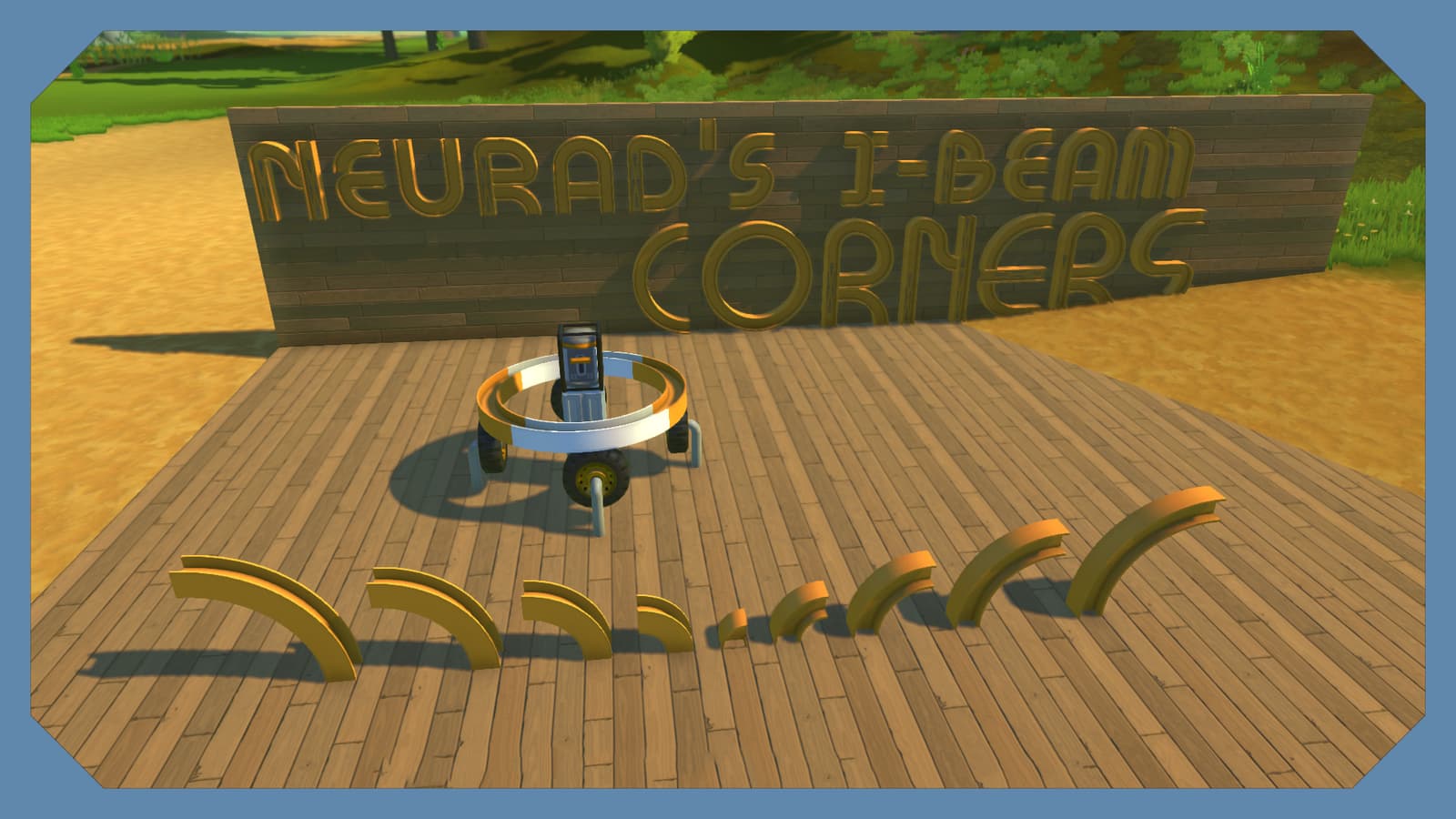 Neurad's I-Beam Corners
