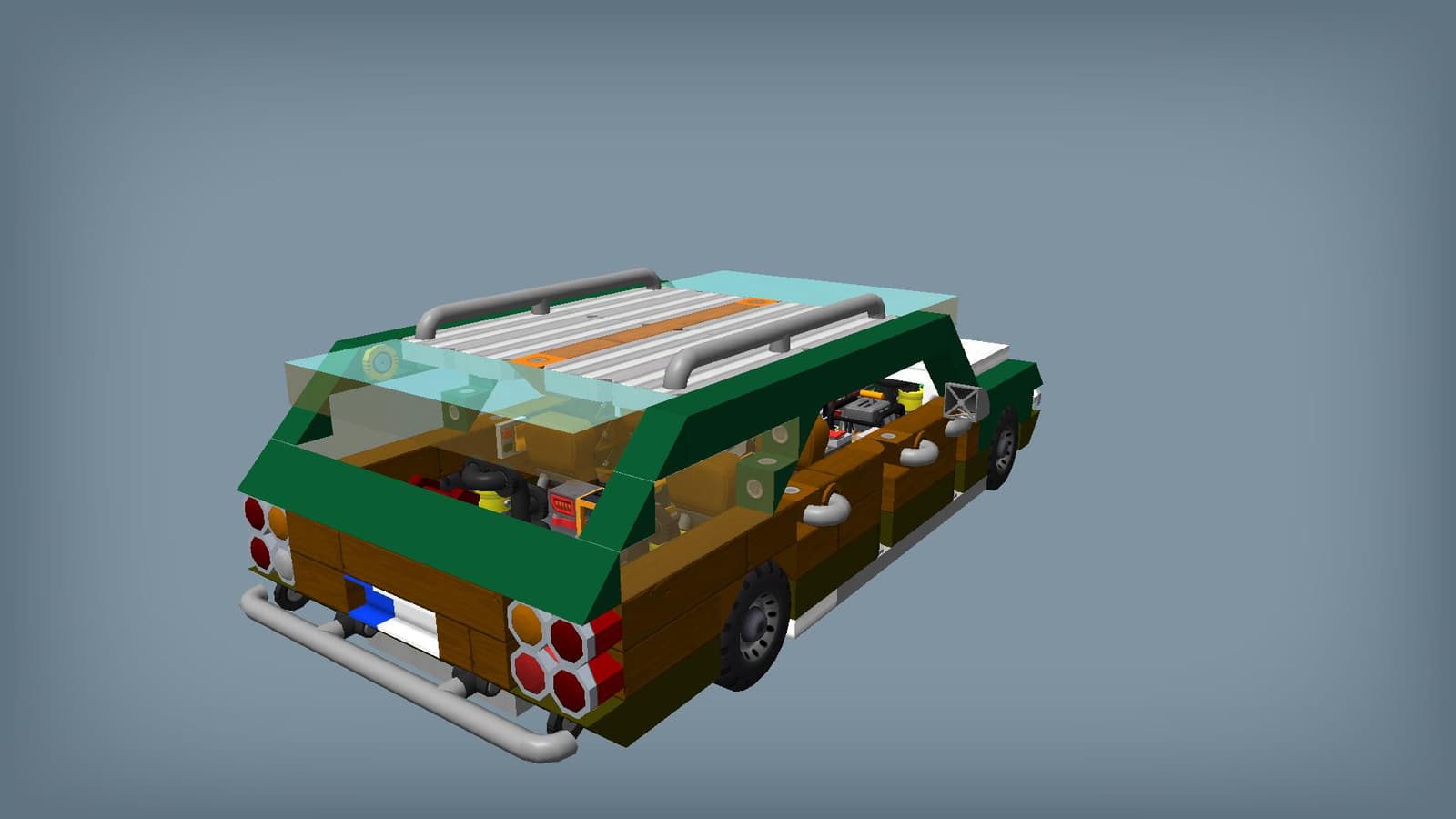 Woody-Car FullyLights