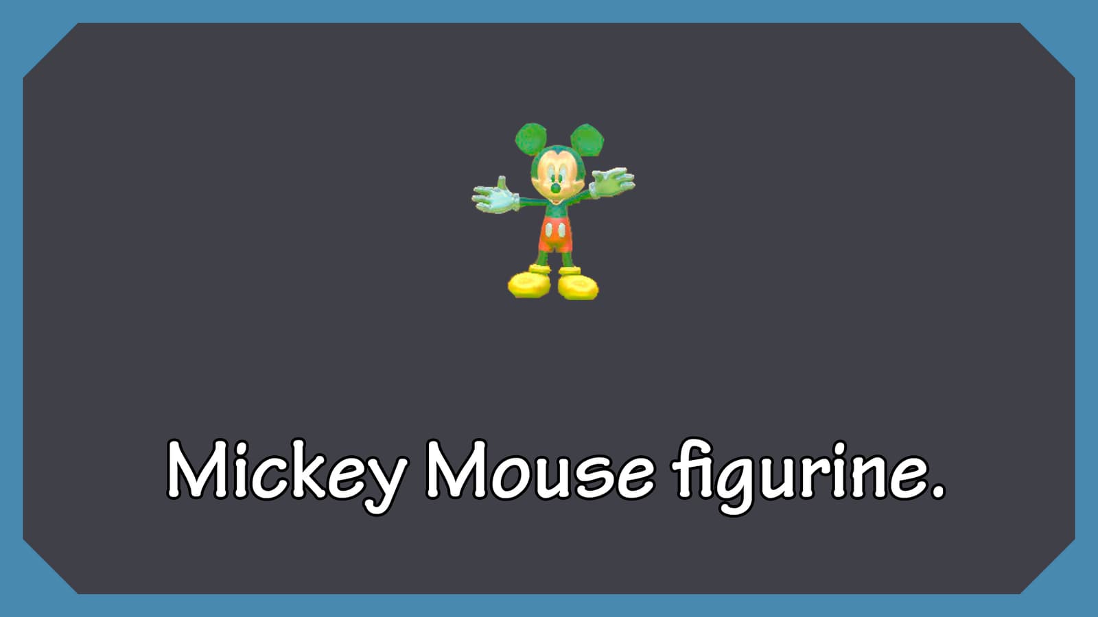 Mickey Mouse figurine