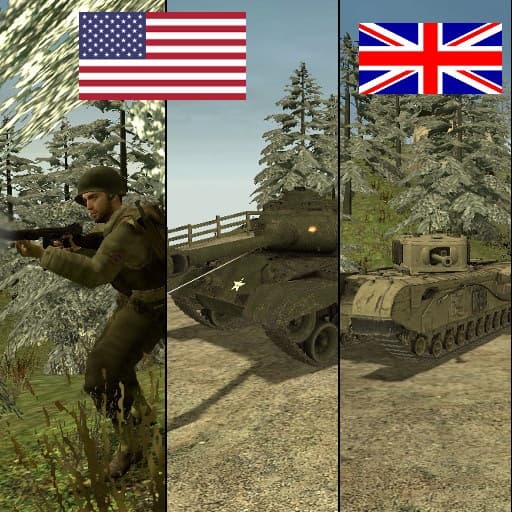 [VJ] Military SNPC - WW2 US Heavy Tank and British Armour