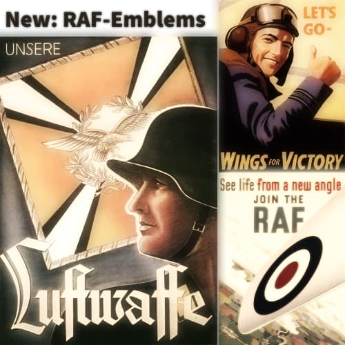Luftwaffe / Royal Airforce Emblems