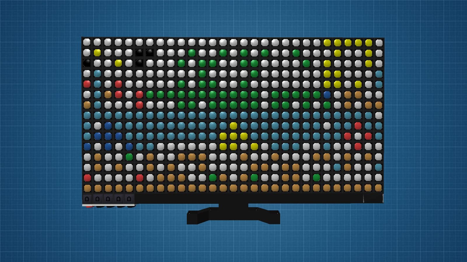 Working flat TV