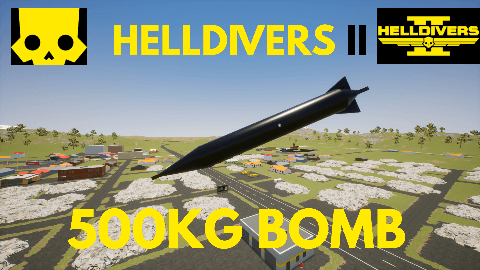 Helldivers II Eagle 500kg Bomb