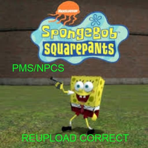 SpongeBob SquarePants Player Models and NPCS