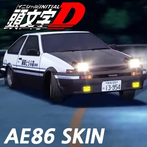Initial D AE86 Skin