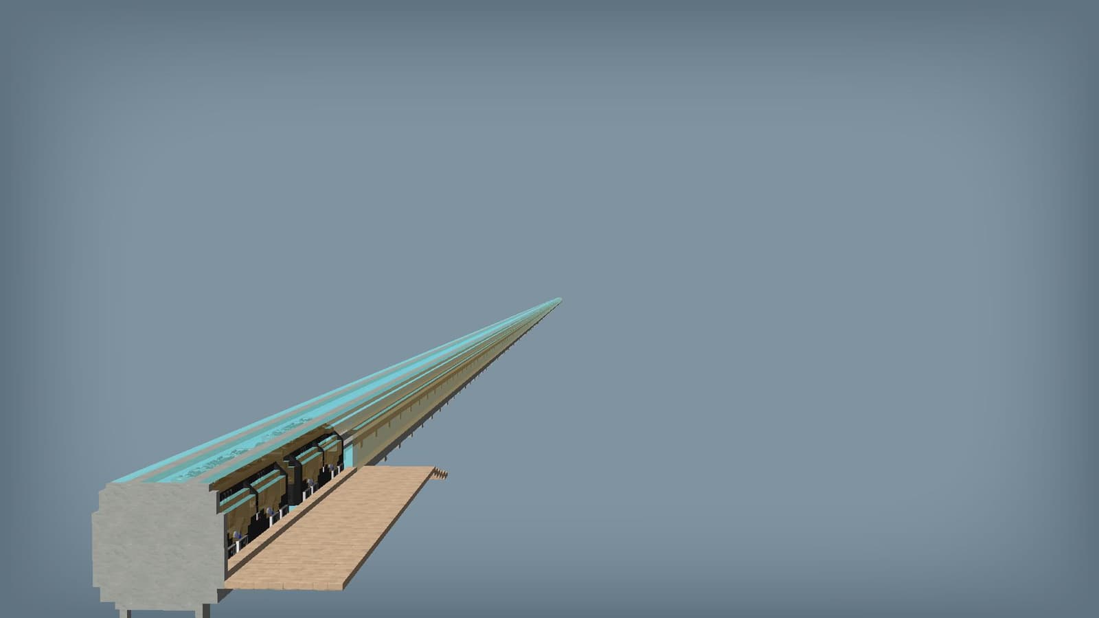 Vakuumröhrenzug Prototype