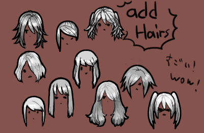 add hairs