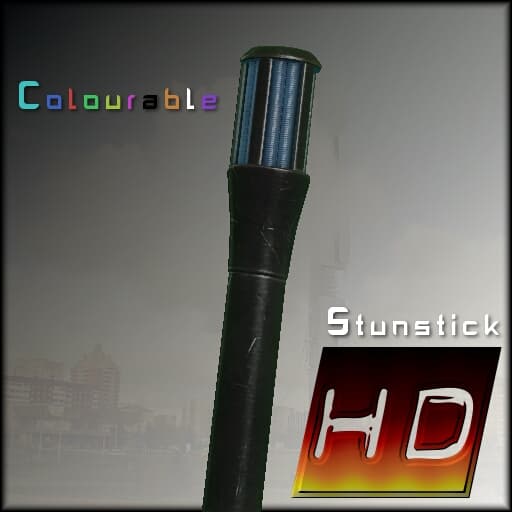 Colourable HL2 Stunstick/Stunbaton HD