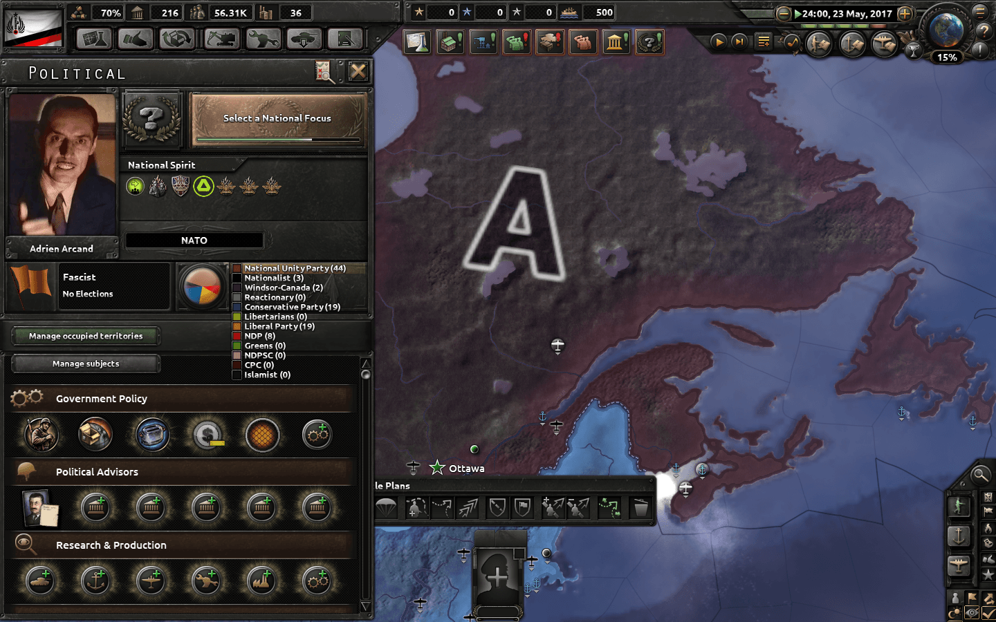Arcand in Millennium Dawn (Submod)